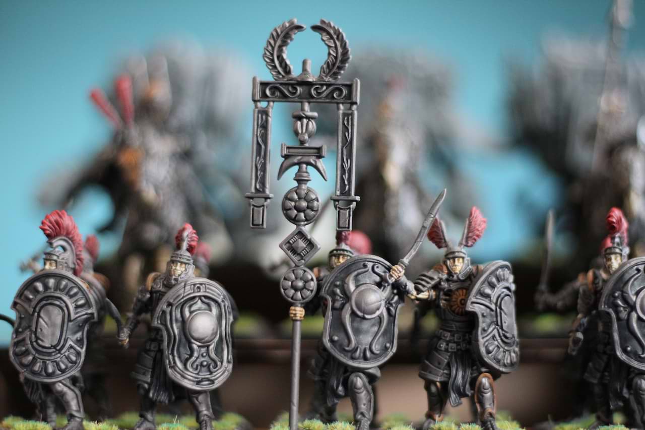 Conquest unit on movement tray